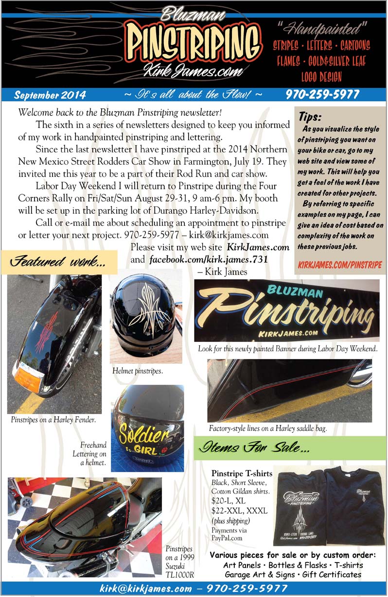 September 2014  Newsletter