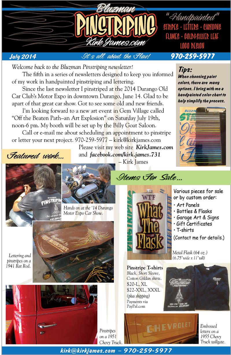 July 2014  Newsletter